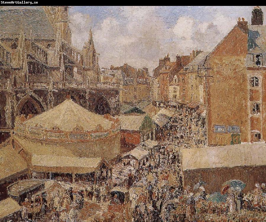 Camille Pissarro morning market